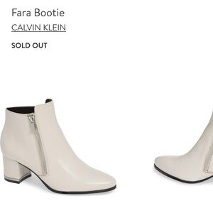 calvin klein antoinette booties